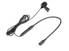 Boya BY-M2 Clip-on Lavalier Microphone with Lightning Connector
